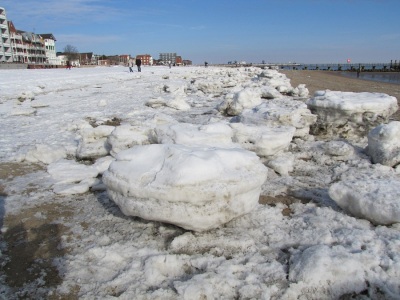 Eis Schnee Strand