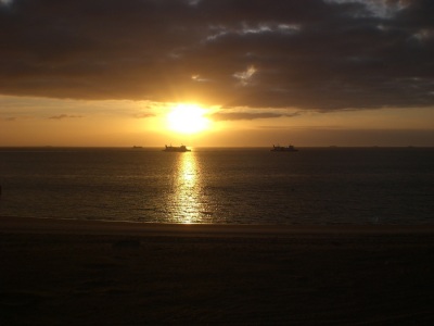Schiffe Sonnenaufgang