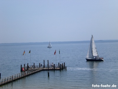Segler Segelbruecke Wyk