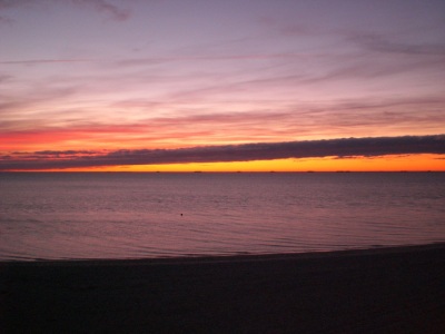 Sonnenaufgang Föhr 2009